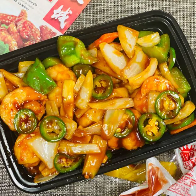 Hot Spicy Shrimp at Great Wall, Chinese Restaurant in Dumont