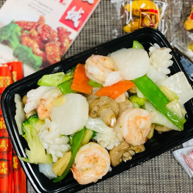 Seafood Combination at Great Wall, Chinese Restaurant in Dumont